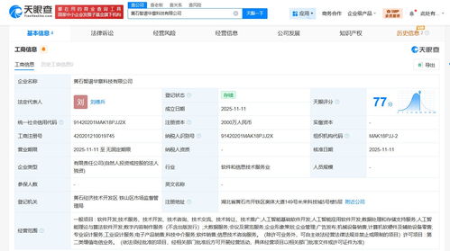 智譜AI湖北黃石新公司 應用軟件服務助力區(qū)域數(shù)字化發(fā)展